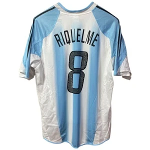 "Vintage Riquelme 2004 Argentina Home Jersey Size L - Good Condition" - Picture 1 of 6