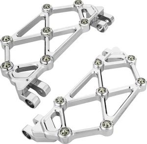 Arlen Ness Mini Diamond Driver Floorboards Chrome #410-046 Harley Davidson - Picture 1 of 1