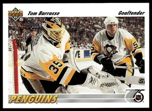 Tom Barrasso *HOF* 1991-92 cubierta superior #116 - Imagen 1 de 2