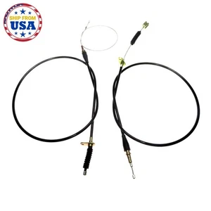 Rear Hand Parking Brake Cables LR Fit Nissan Datsun Navara D21 Camiones Hardbody - Picture 1 of 6