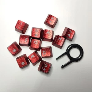 13-key Keycaps for Corsair Keyboards Non-slip Checkered Key Mechanical Keyboard - Picture 1 of 16
