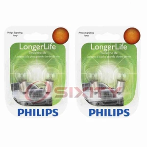 2 pc Philips 1895LLB2 Long Life Instrument Panel Light Bulbs for Electrical dd - Picture 1 of 5