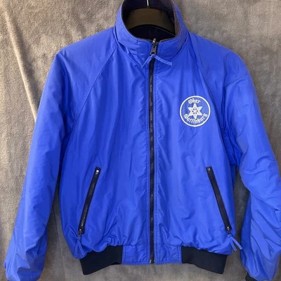 Chaqueta de esquí vintage Ober Gatlinburg para hombre M azul real protección forrada de vellón Foto 1 de 4