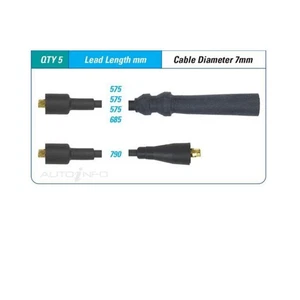 PAT Ignition Lead Set For Volvo 245 2.3L,2.1L B21E 14 8V SOHC - ILS-104M - Picture 1 of 1