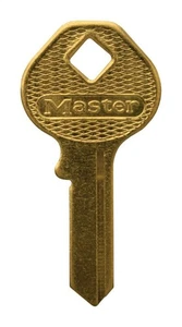 Master Lock K150BOX Gold Solid Brass Single Side House/Office Key Blank - Picture 1 of 1