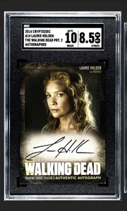 2014 Cryptozoic A14 Laurie Holden The Walking Dead Pt 2 Auto SGC 10/8.5 - Picture 1 of 2