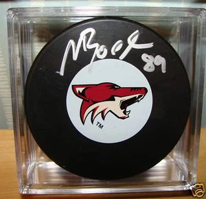 Mikkel Boedker Puck Auto Hockey Phoenix Coyotes Denmark - Picture 1 of 1