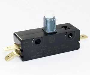 ZF CHERRY 0E1300J0 MICRO SW, SPRING PLUNGER, SPDT, 15A 250V - Picture 1 of 3