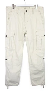 H&M L.O.G.G. Trousers Men's W33 Cargo Turn Up Multi Pocket Drawstrings - Picture 1 of 10