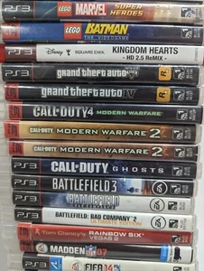Sony Playstation 3 PS3 Cheap Affordable Value Games No Manual Tested Resurfaced - Picture 1 of 250
