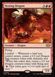Nesting Dragon NM MTG Tarkir: Dragonstorm TDM TDC Magic - Picture 1 of 3