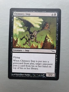 Chimney Imp , MTG Mirrodin (2003). Common Black Creature NM - Picture 1 of 2