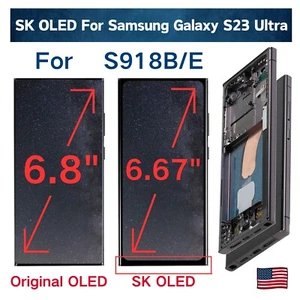For Samsung Galaxy S23 Ultra S918BE Small OLED Display LCD Touchscreen Digitizer - Picture 1 of 8