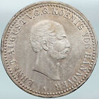 1838 NIEMCY Stany Niemieckie Hanower King ERNST AUGUST Srebrna moneta TALAR i88292