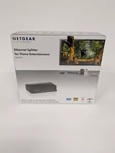 Netgear-Gaming-Home Theater-Network Switch-GS605AV-100NAS - NEW - Factory Sealed - Picture 1 of 12