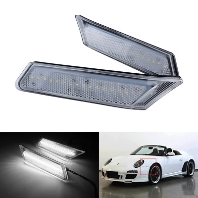 For Porsche 911 997 987 2005-12 Set LED Side Marker Turn Signal Indicator Light - Imagem 1 de 4