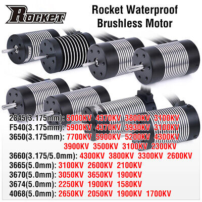 Rocket 2845 F540 3660 3665 3674 4068 Brushless Motor For 1/8 1/10 1/12 RC Car • 27.66€