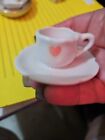 Vintage Childs Toy Tea Cup And Plate Russ Made In China