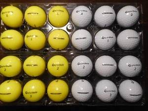 24Taylormade 2024 SPEEDSOFT Mint AAAAA No Logos No Pen Marks Used Golf Balls - Picture 1 of 3