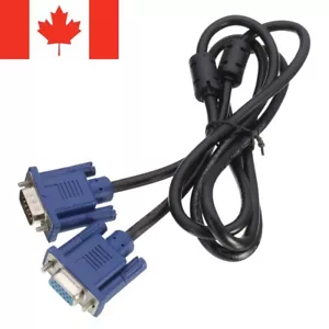 VGA to VGA Cable Male To Female 1.5m SVGA Monitor Extension Cord Plug for PC - Picture 1 of 1