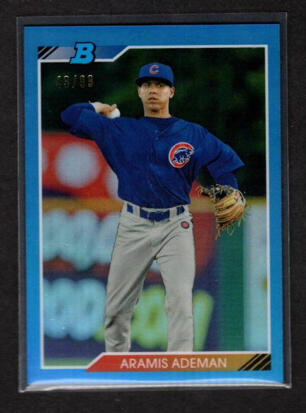 ARAMIS ADEMAN 2020 BOWMAN HERITAGE 92 BOWMAN CHROME LTD 43/99 CHICAGO CUBS - Image 1 of 1
