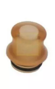 Mundstück / Drip Tip 510er Universal Kunststoff gelb formschön - Bild 1 von 2