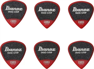 Ibanez Grip Wizard Series Sand Grip Pick PA16MSG-RD RED with Anti-Slip Material - Picture 1 of 12