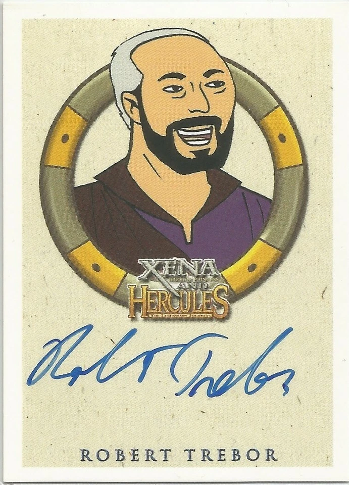 Xena & Hercules Animated Adventures: Robert Trebor "Salmoneus" Autograph Card - Image 1 of 1