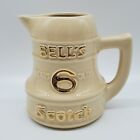 BELL'S SCOTCH/ 6 YEARS OLD-Light Yellow/Gold Trim- bar pitcher