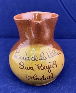 VINTAGE POSADA DE LA VILLA MADRID, SPAIN CASTILLIAN RED CLAY PITCHER - Picture 1 of 7
