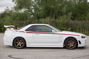 NISMO INSPIRED R-TUNE / S-TUNE BODY STRIPE DECAL KIT : NISSAN SKYLINE R34 GT-R - Picture 1 of 4