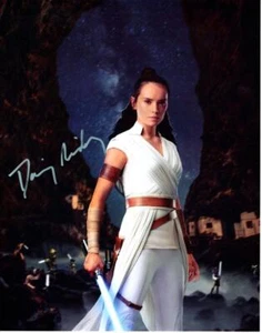 Foto autografiada firmada por Daisy Ridley 11x14 con certificado de autenticidad - Imagen 1 de 1