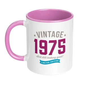 50th Birthday Gift Present Idea for Men Women Party Happy Age 50 Years Old Mug - Picture 1 of 10