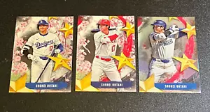 Shohei Ohtani 2025 Topps MLB Tokyo Series Cherry Blossom Stars of Japan lot x 3 - Picture 1 of 2