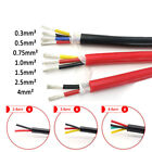 2 Meter/Sample 2 & 3 Core Silicone Rubber Sheathed Cable 0.3mm Conductor