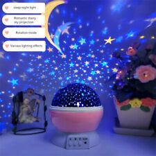 Star LED Projector Starry Sky Lamp Rotating Cute Room Decor Kawaii USB Battery