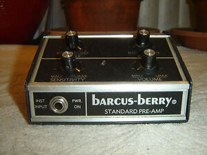 Barcus-Berry 1330-1, Standard Pre-Amp, with 2 Band Equalizer, Vintage Unit
