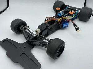 Per parti di ricambio TAMIYA F104 F-104 telaio in carbonio con motore ed ESC - Foto 1 di 17