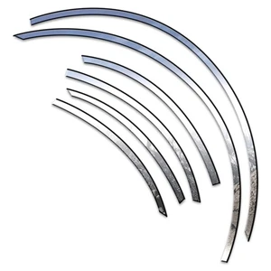 6p Luxury FX Chrome Fender Trim w/Gasket fit for 2010-2017 Chevy Equinox - Picture 1 of 5