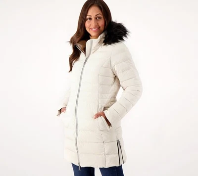 Chaqueta pequeña para mujer Nuage 3XP abrigo acolchado elástico con marrón extraíble A555742 Foto 1 de 4