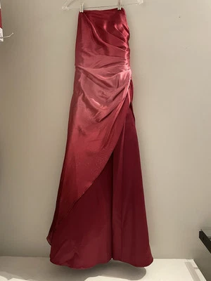 Vestido Jump Apparel Fairycore Y2K HOCO Formal Rosa Ombre Brillante En Niveles Baile de graduación Foto 1 de 4