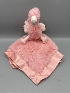 Cloud Island Pink Flamingo Lovey Security Blanket Satin Trim *READ* - Picture 1 of 10