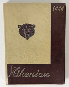 1944 Sherman Senior High School Yearbook TX Texas ATHENIAN Fashions 1940s 40s - Picture 1 of 9