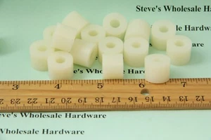 Espaciador de nailon 1/4 5/8" (.625) OD x 1/4" (.281) ID 1/2"" largo elige tu cantidad - Imagen 1 de 4