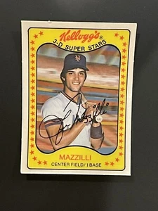 1981 #46 LEE MAZZILLI NEW YORK METS KELLOGGS 3-D SUPER STARS Baseball - Picture 1 of 2