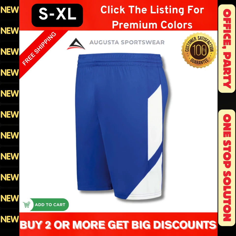 Pantalones Cortos Elegantes de Baloncesto Calce Moderno Augusta Sportswear 1737 Juveniles Foto 1 de 1