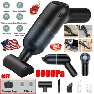 8000PA Portable Powerful Cleaner Wet Dry Handheld Strong Suction Home Car Vacuum - Picture 1 of 16