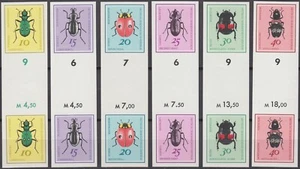 DDR Käfer Mi.Nr. 1411-16 PH/U/ZS postfrisch geprüft BPP Mi.Wert 1200 € (B369) - Picture 1 of 3