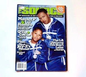 The Source Magazine #151 April 2002 Master P Lil' Romeo with Poster - Picture 1 of 3