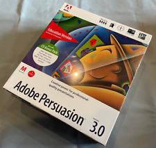 Adobe Persuasion 3.0 Education Version 1995 Macintosh Mac Computer Software NIB!